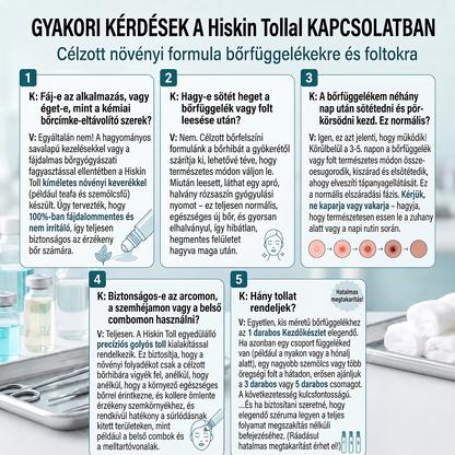 🔥 KÜLÖNLEGES UPGRADE AJÁNLAT! 🚢 Hiskin® 7 napos Szemölcseltávolító Roll‑on Ápoló Folyadék Fájdalommentes rollerball technológia, hegek nélkül! ✅ Extra 50% KEDVEZMÉNY CSAK MOST, ehhez a rendeléshez!