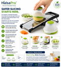 HalsaPro™ SliceSafe Mandoline Food Holder Kit